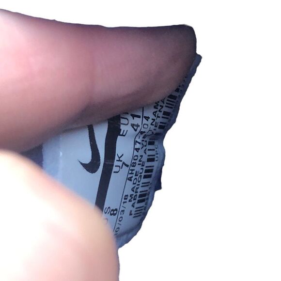 Rare 2018 nike air span 2 'Blue void' size 8 blue - Picture 10 of 14